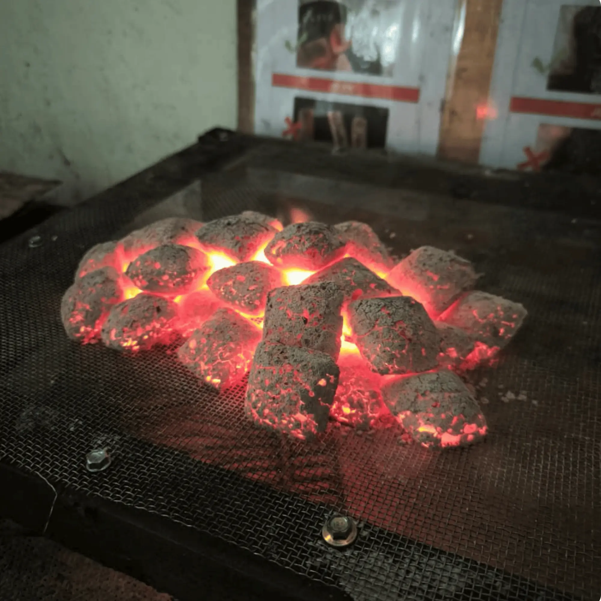 BBQ Charcoal Burning